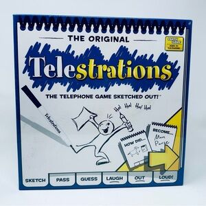 Original 2021 Telestrations The Telephone Game Sketched Out Party Game Sealed